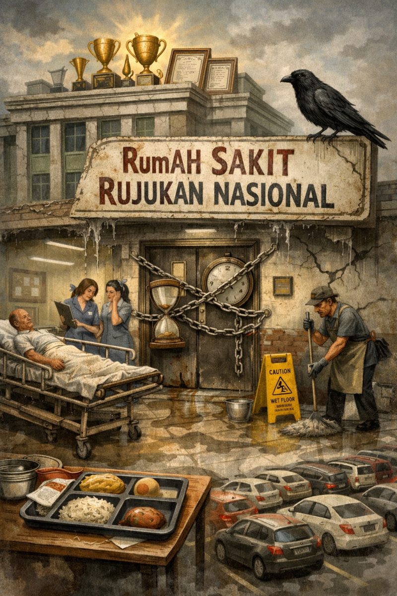 Rapor Merah Salah Satu  Rumah Sakit Rujukan Nasional