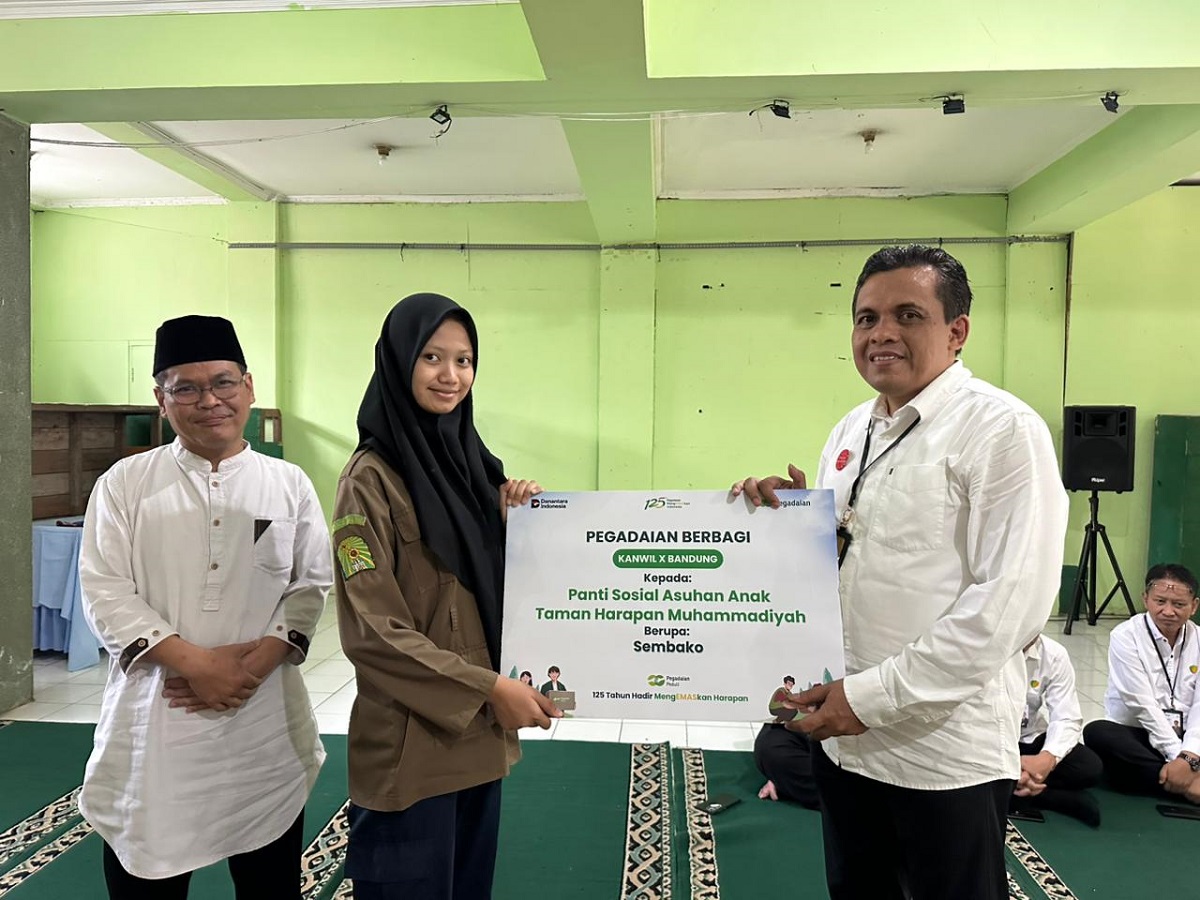 Pegadaian Perkuat Peran Sosial, Salurkan Bantuan ke 10 Panti di Jawa Barat